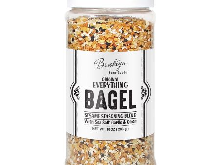 Everything Bagel Seasoning Blend Original XL 10 Ounce Jar - Bagel Allspice, Sesame Seasoning Spice Shaker, Delicious Blend of Sea Salt and Spices Garlic Powder Onion Flakes Sale