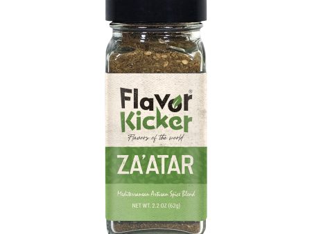 Za atar (Zatar Zaatar Zahtar) Seasoning Blend by FlavorKicker | 1.8 oz | Traditional Lebanese Spice Blend | Zahtar Spice for everything | No Additives, No Perservatives Hot on Sale