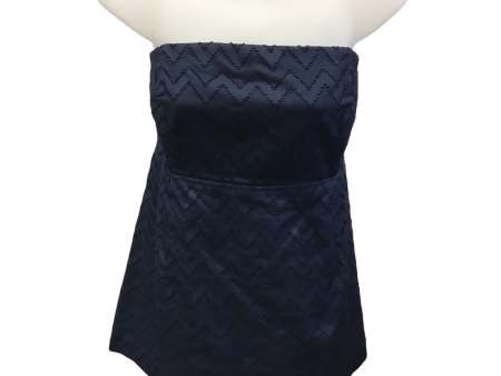 Top Strapless By Vineyard Vines, Navy  Size: 12 Discount