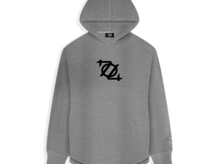 704 Logo Performance Curved Hem Hoodie Sale