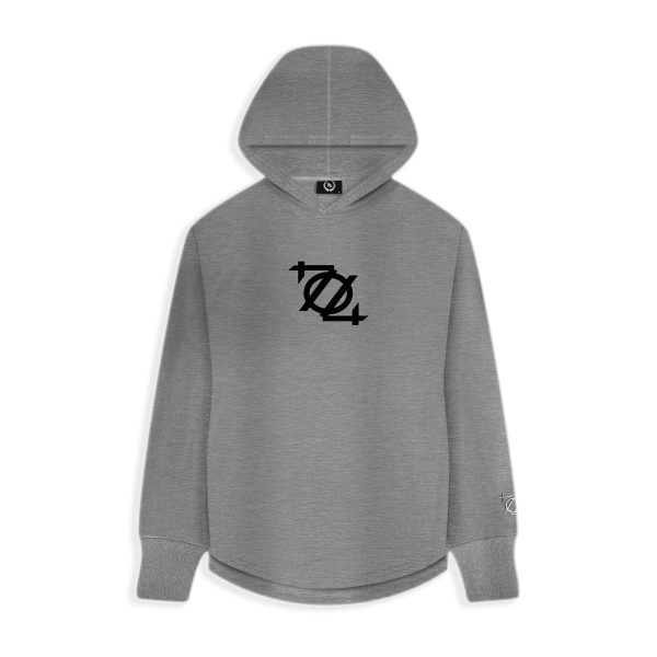 704 Logo Performance Curved Hem Hoodie Sale