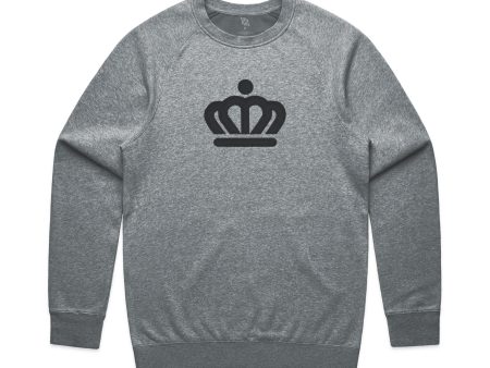 City of Charlotte Official Crown Applique Crew Neck Sweatshirt Online Hot Sale