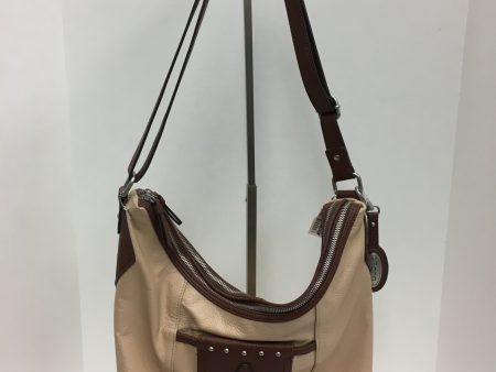 Handbag Leather By Born  Size: Medium Online Hot Sale