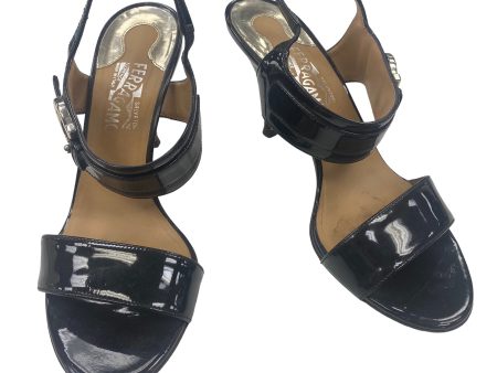 Sandals Luxury Designer By Salvatore Ferragamo  Size: 9.5 Sale