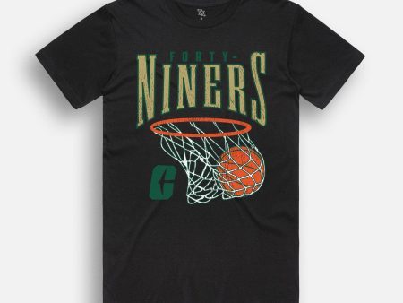 Charlotte 49ers Vintage Basketball T-Shirt For Discount