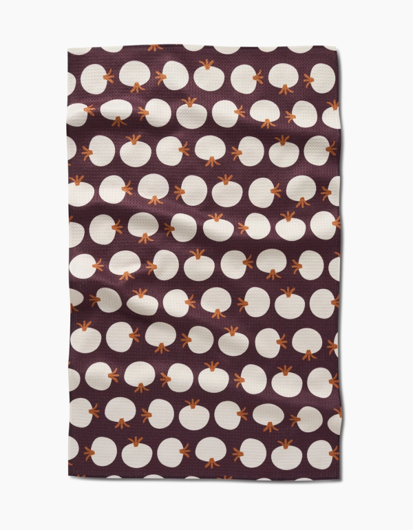 Geometry Kitchen Tea Towel: Bold Beets Fashion