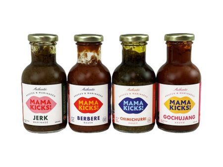 Mama Kicks! Sauces 9 oz. glass bottle Supply