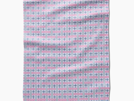 Geometry Kitchen Tea Towel: Spring Cottage Plaid Fashion