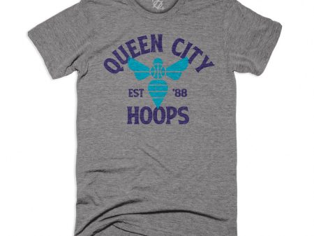 Queen City Hoops T-Shirt Cheap