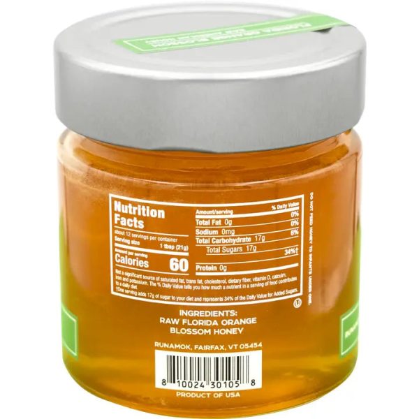 Runamok Honey -Florida Orange Blossom Supply