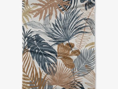 Geometry Kitchen Tea Towel: Tropical Forest Hot on Sale