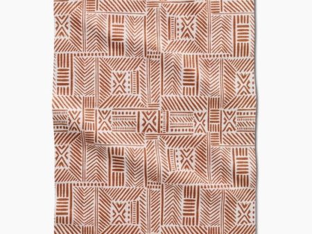 Geometry Kitchen Tea Towel: Mud Cloth Fashion