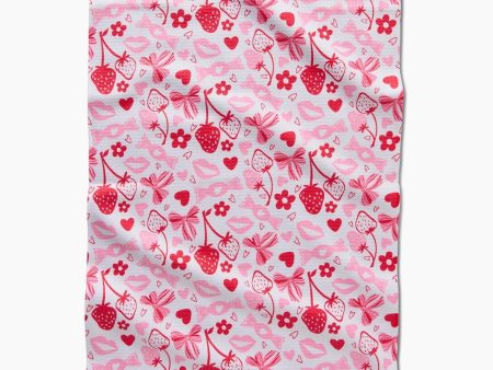 Geometry Kitchen Tea Towel: Sweet Valentine Sale