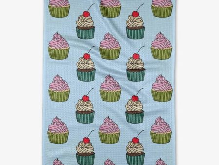 Geometry Kitchen Tea Towel: Cupcake Love Discount