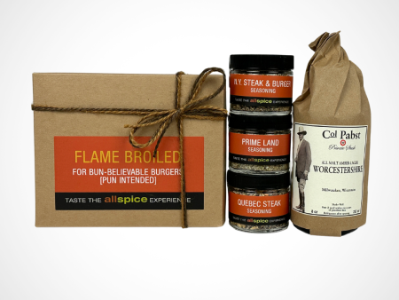 Flame Broiled Burger Gift Box For Cheap