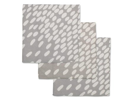 Geometry Dishcloth: Spotted Grey on Sale